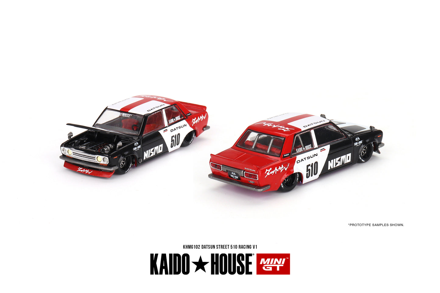 Kaido House x Mini GT 1:64 Datsun Street 510 Racing V1