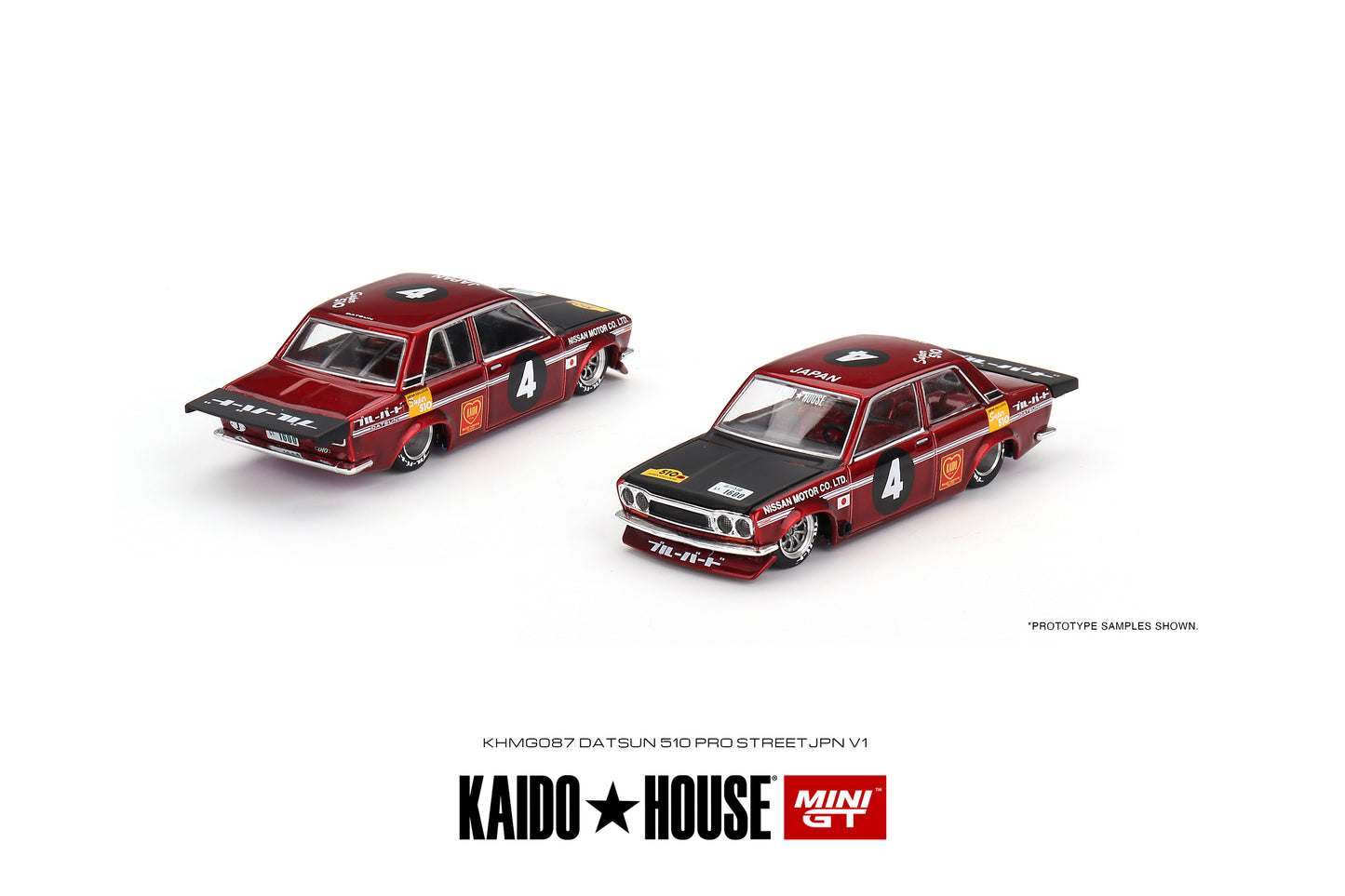 Kaido House x Mini GT 1:64 Datsun 510 Pro Street JPN V1