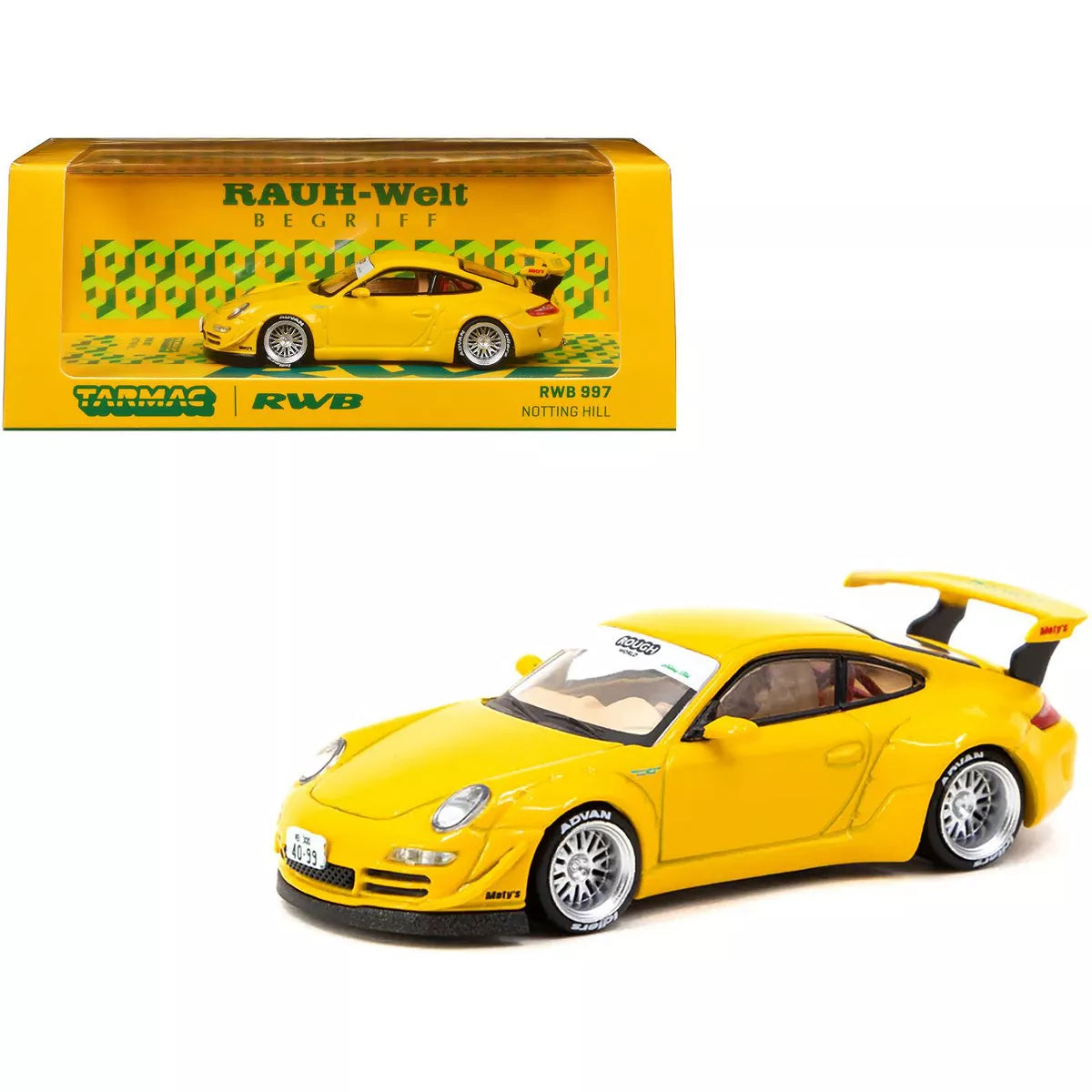 Tarmac Works 1/64 RWB 997 Yellow Tarmac Works 1/64 RWB 997 Yellow