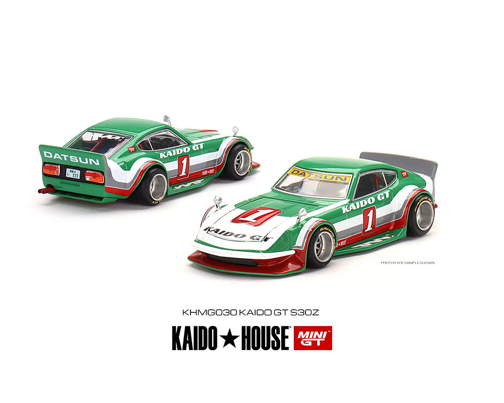 Kaido House x Mini GT 1:64 Datsun Fairlady GT Green V2 KHMG030