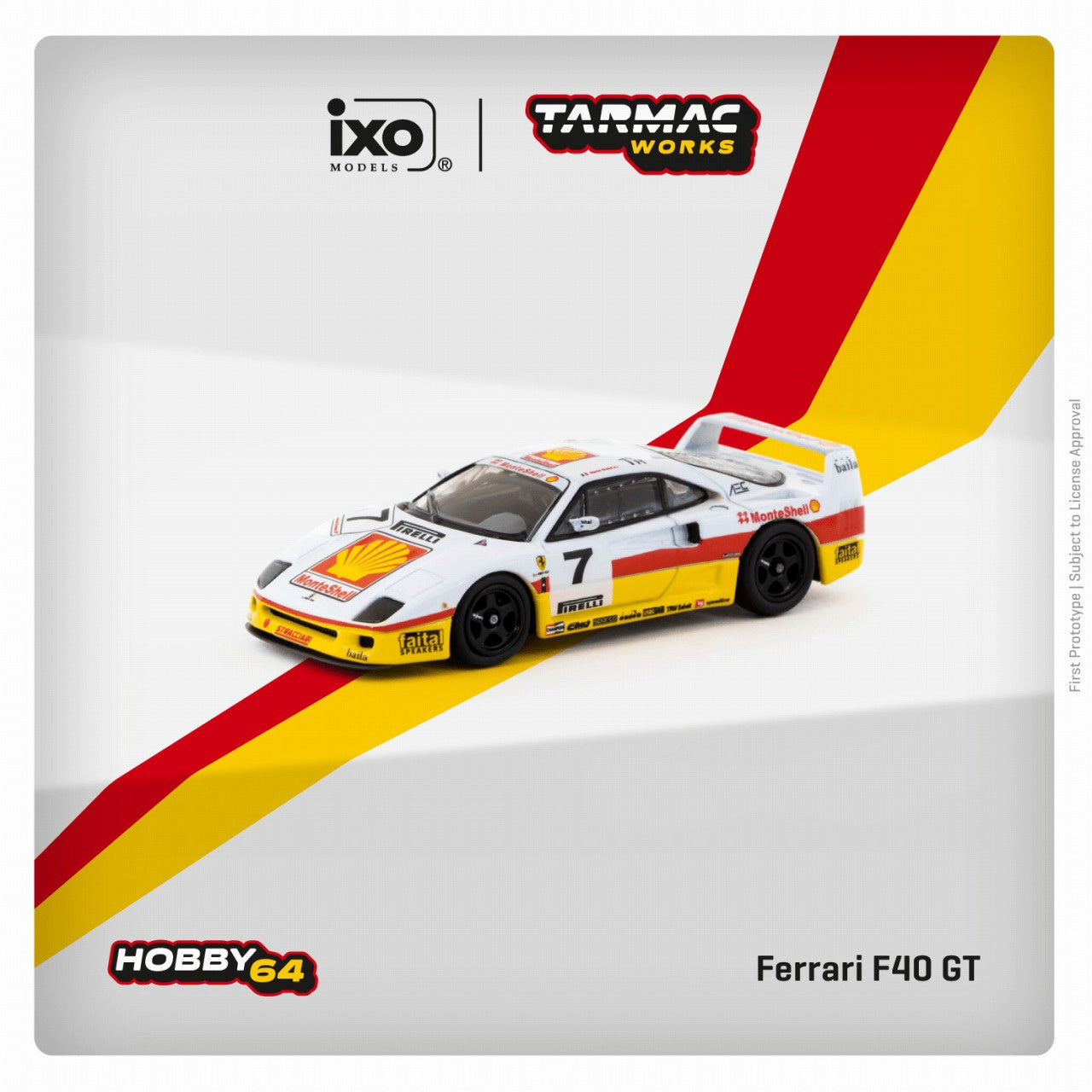 Tarmac Works 1/64 Ferrari F40 GT Italian GT Championship 1993 Marco Brand