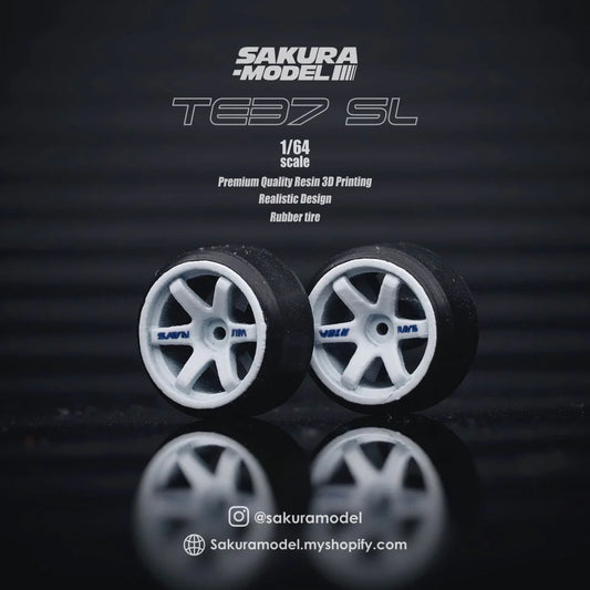 Custom wheels 64 scale model TE37 SL