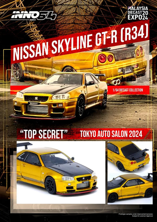 Inno64 1:64 Nissan Skyline GTR R34 Top Secret MDX 2024 Special IN64-R34TS-MDX24